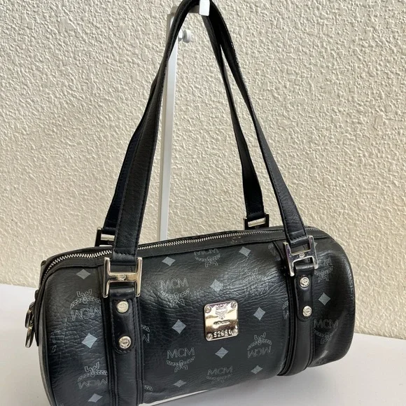 MCM Black Satchel - Picture 2 of 14